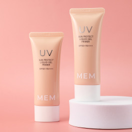 【新品】MEMメム サンプロテクトリクイッドジェルプライマー日焼け止め2本セット サン プロテクト リクイッド ジェル プライマー | MEM