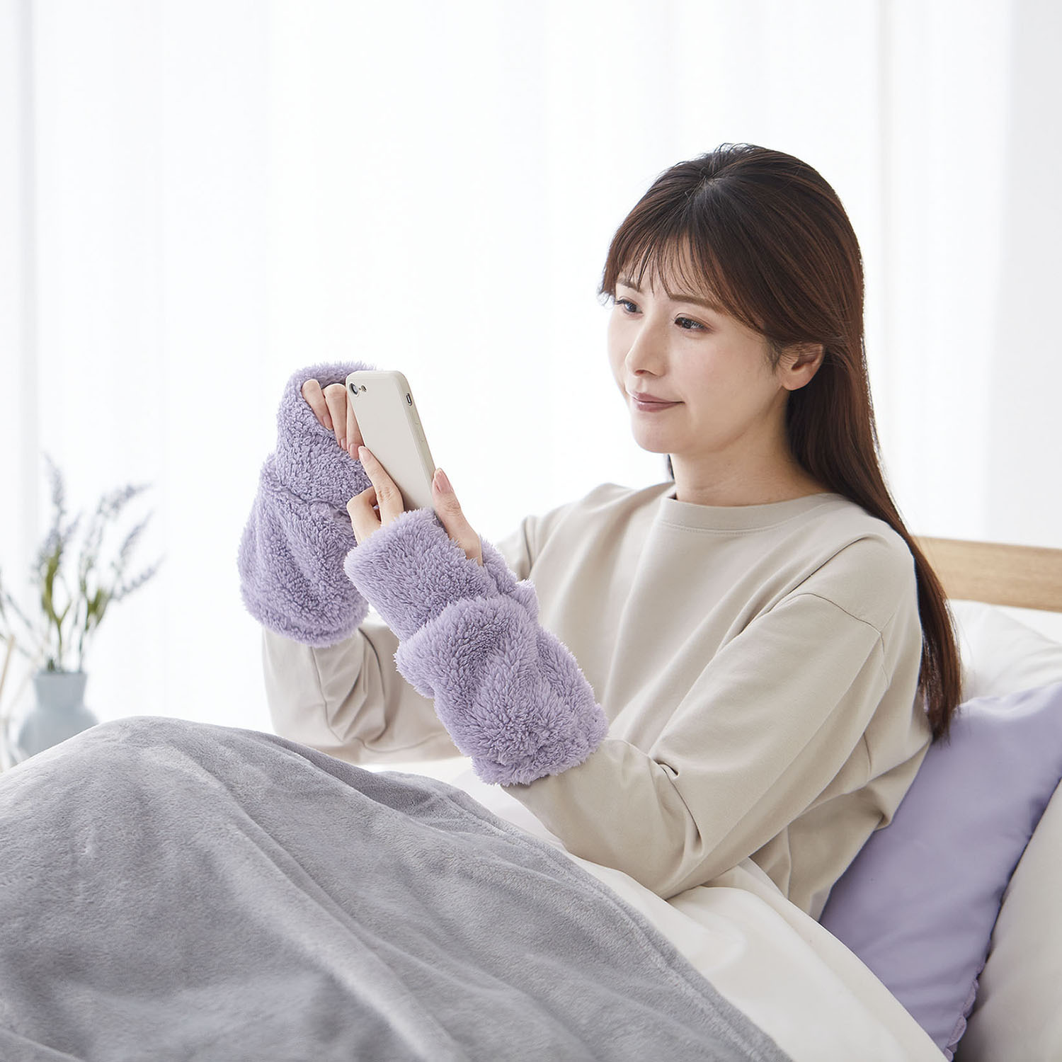 パジャマの上から アームカバー