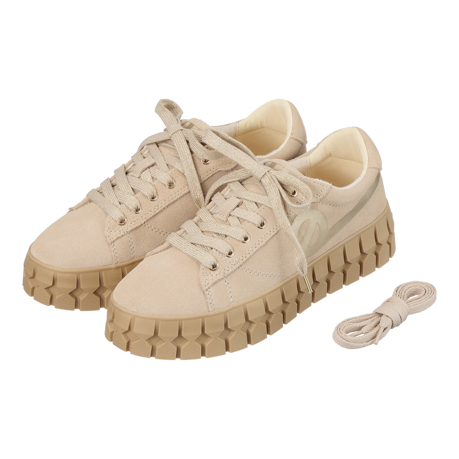 ノーネーム 牛革スエード ローカットスニーカー “ノーネームプレイ”