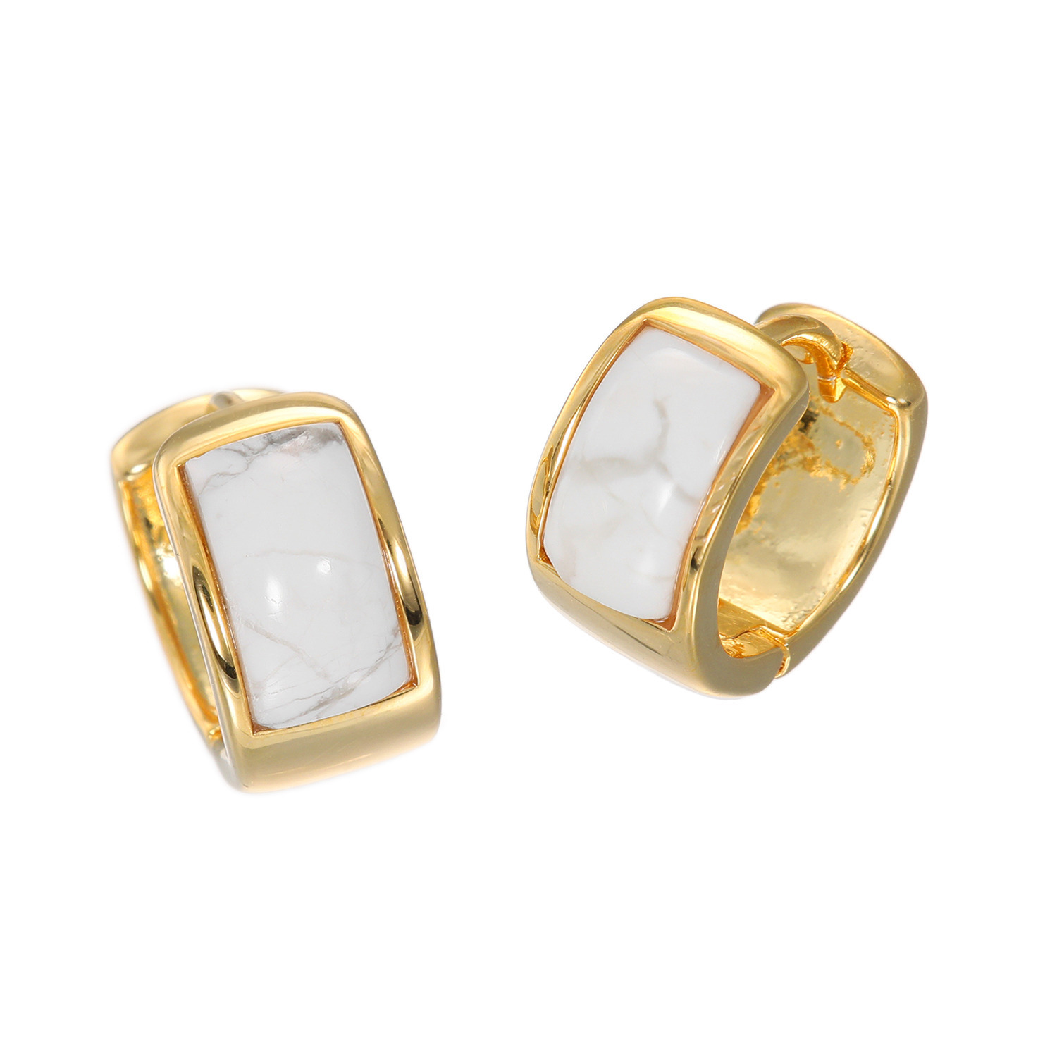 インプレスミー 彩りジェムストーン フープピアス