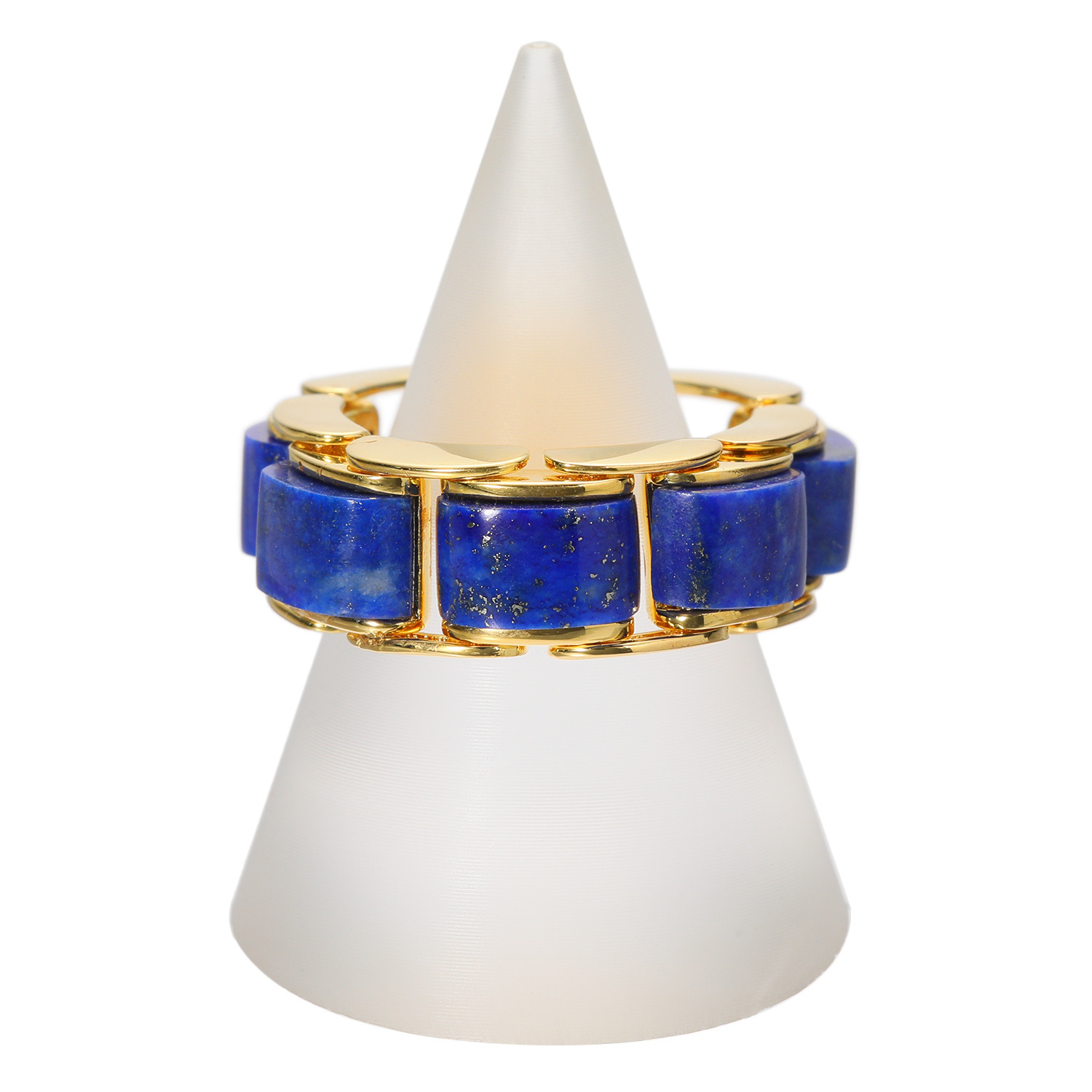 インプレスミー 彩りジェムストーン バンドチェーンデザイン リング