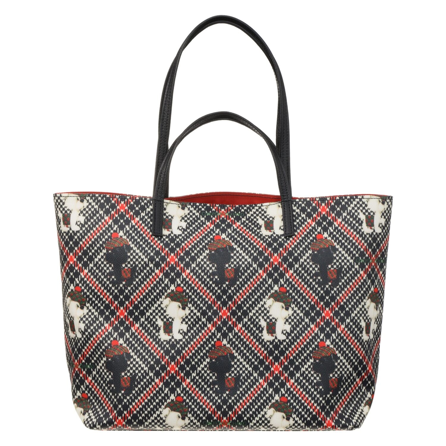 チャオチャオチャコ ＰＶＣ加工 オリジナルプリント トートバッグ ＜Ｌ＞