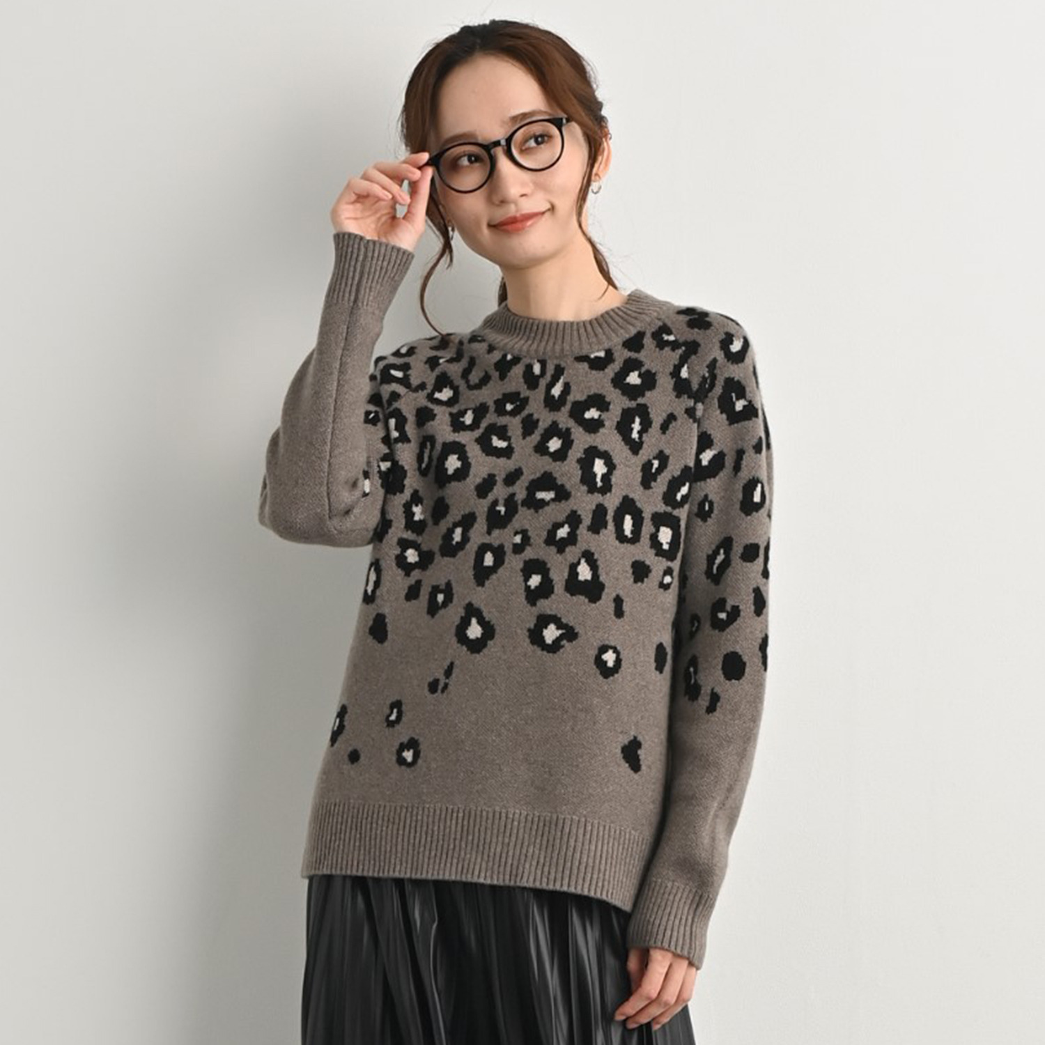 元町ゼラール 内モンゴル産 ウール×カシミヤ ダブルジャガード 