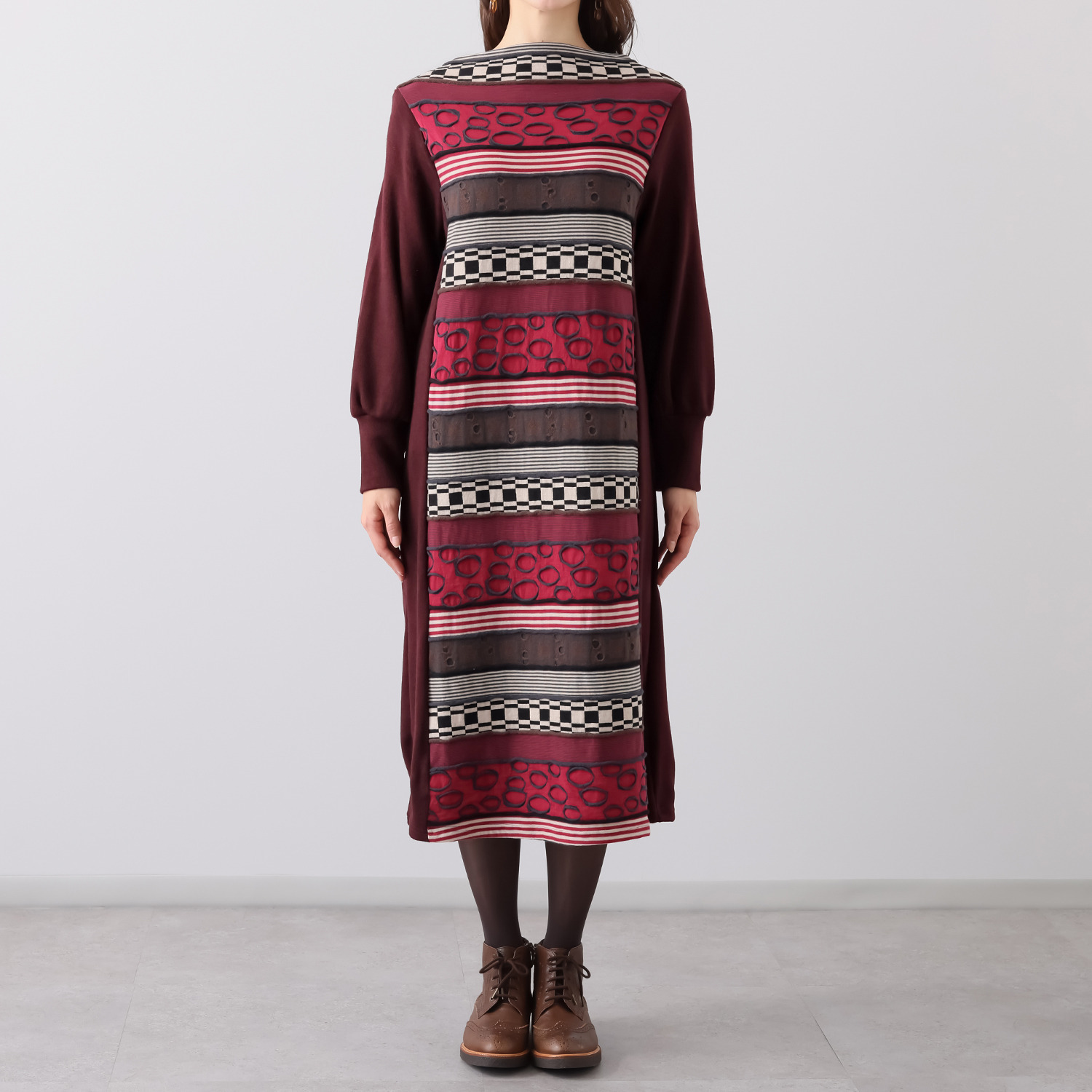 クリン　ヨシキ パイルジャガード ワンピース