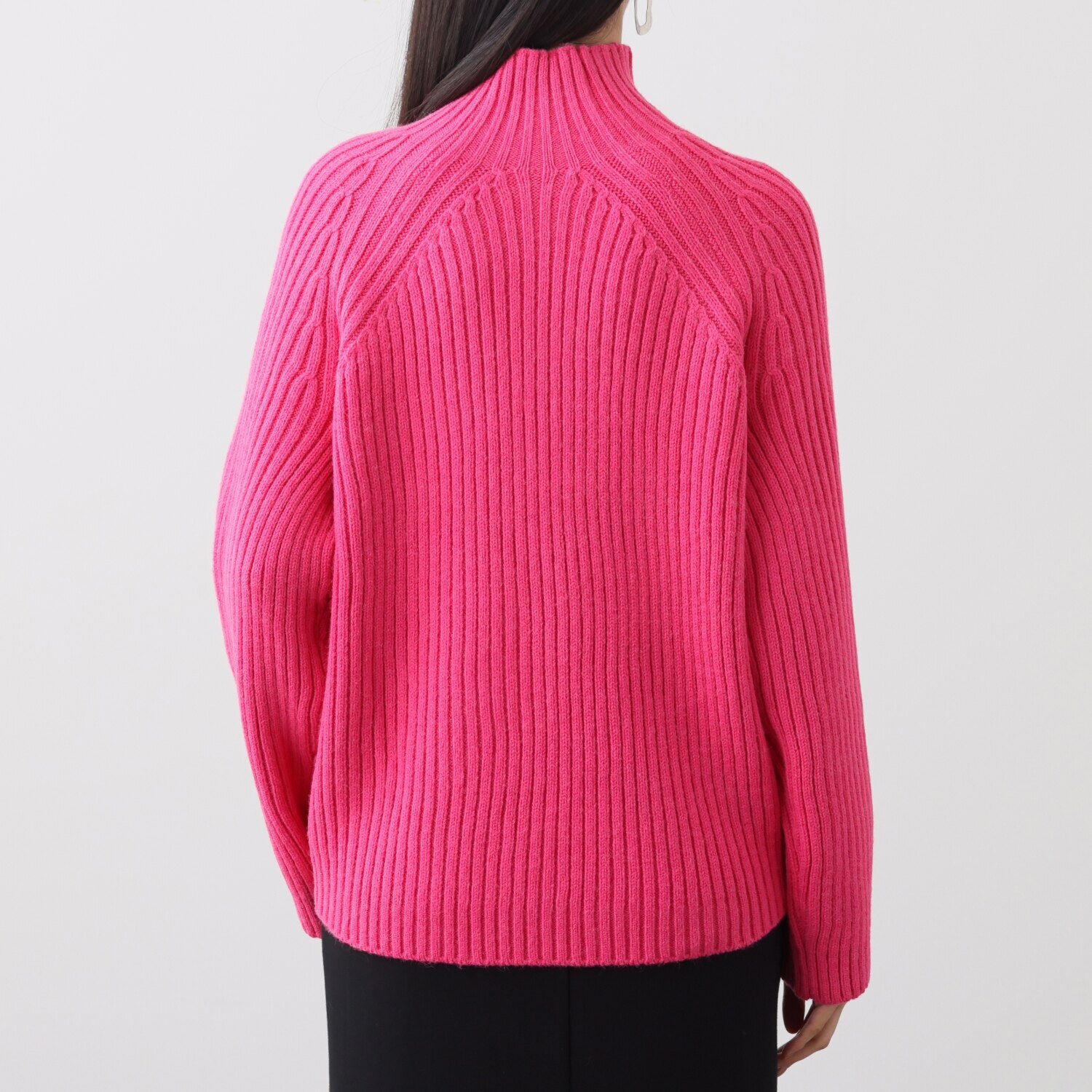 アリュメット ワイドリブニット プルオーバー