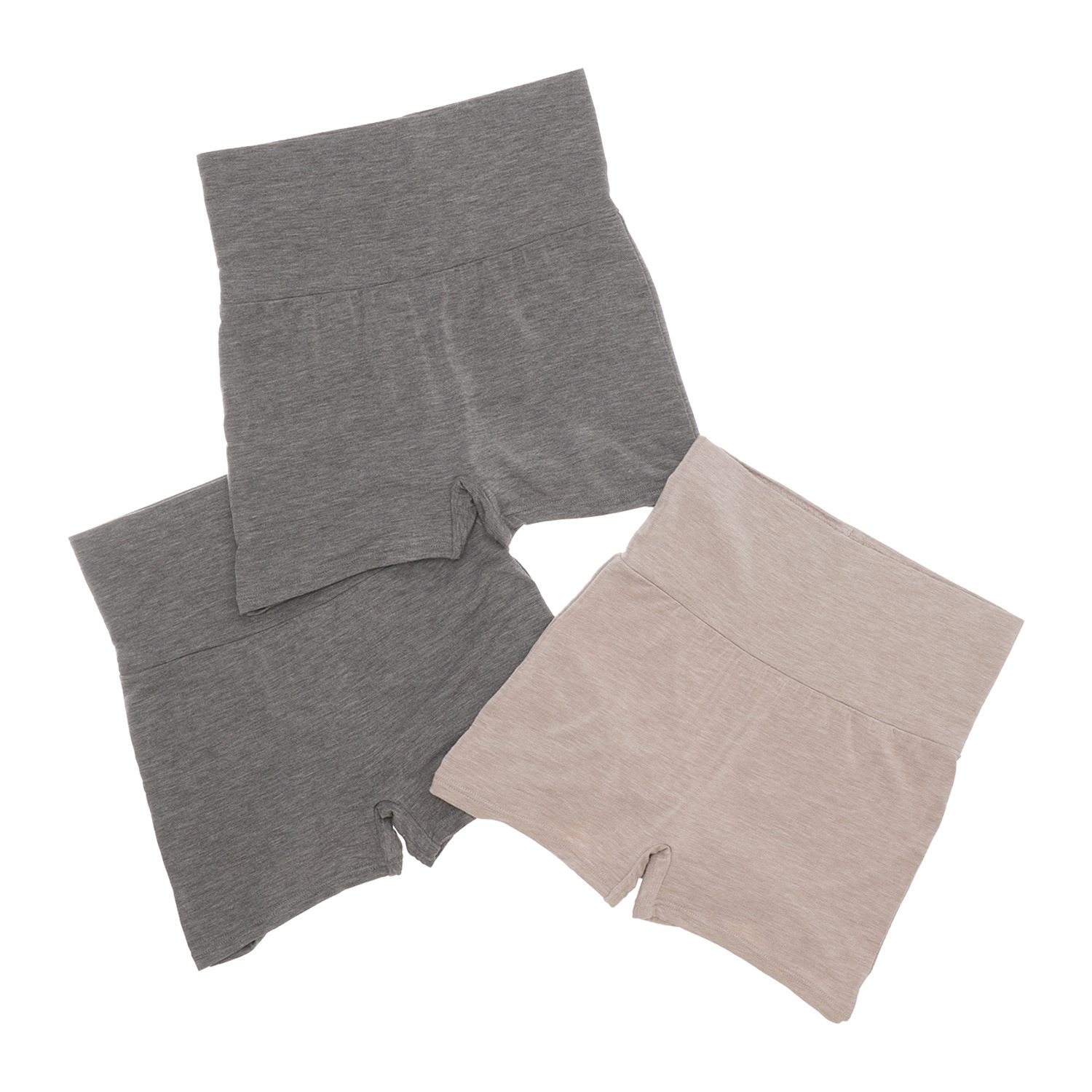 ヌーディーフィット 吸湿発熱・裏微起毛 腹巻き付きショーツ ３枚セット