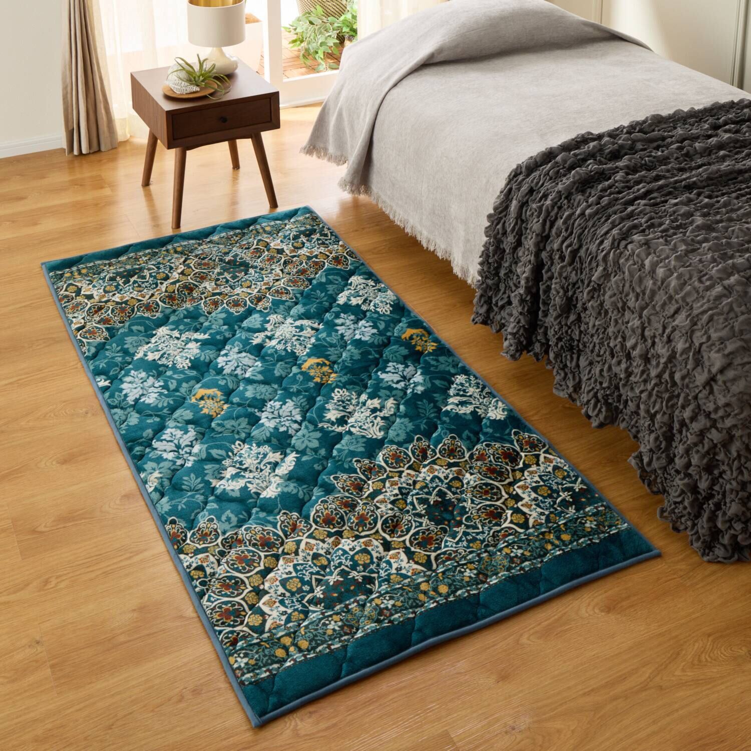 新品★KAITO FUKUI ラグ ブランケット★福井海東 イケヒコ あたたか5層構造が叶える ふんわりぽかぽか♪ クインテット