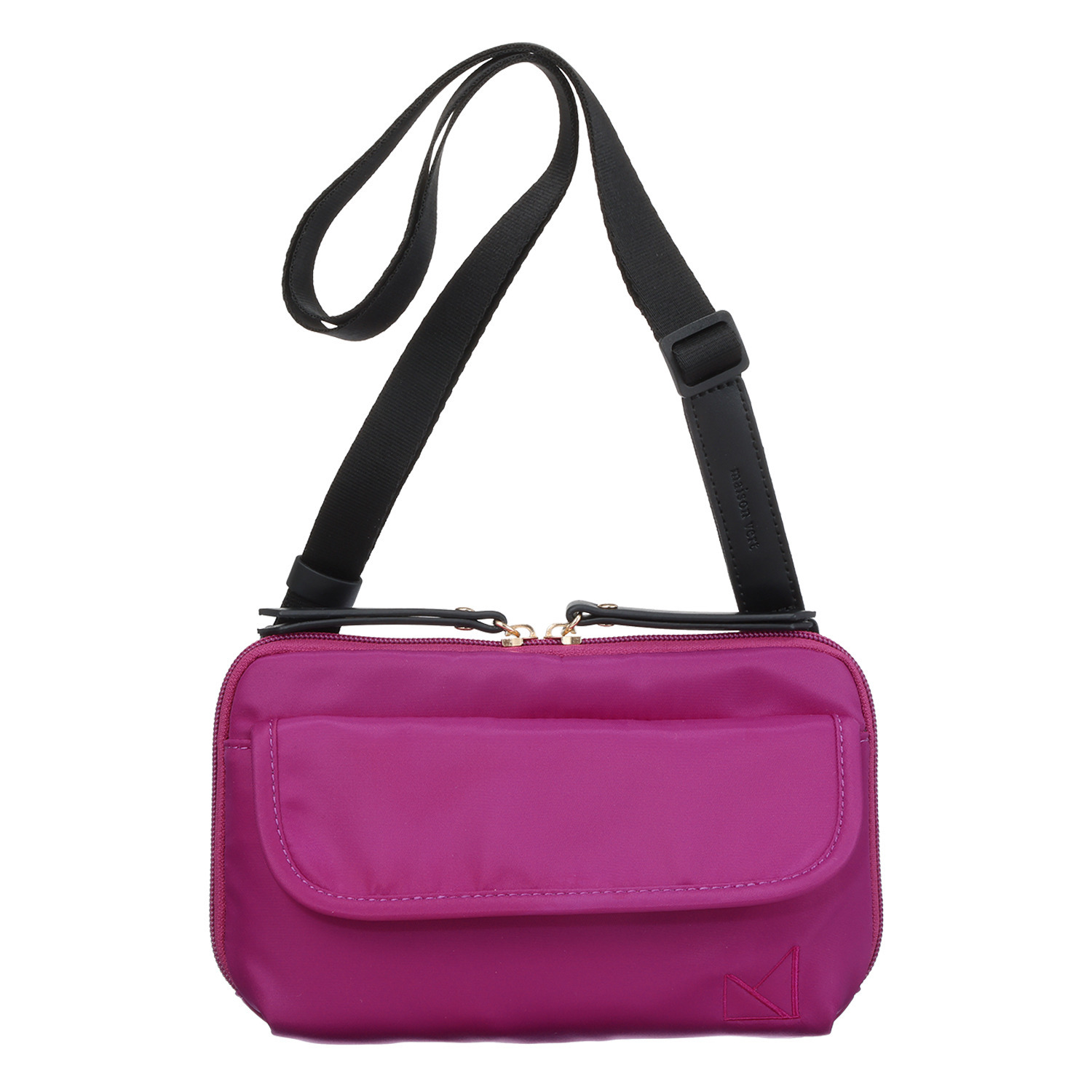 メゾンヴェール はっ水ナイロン 軽量多機能ポシェット