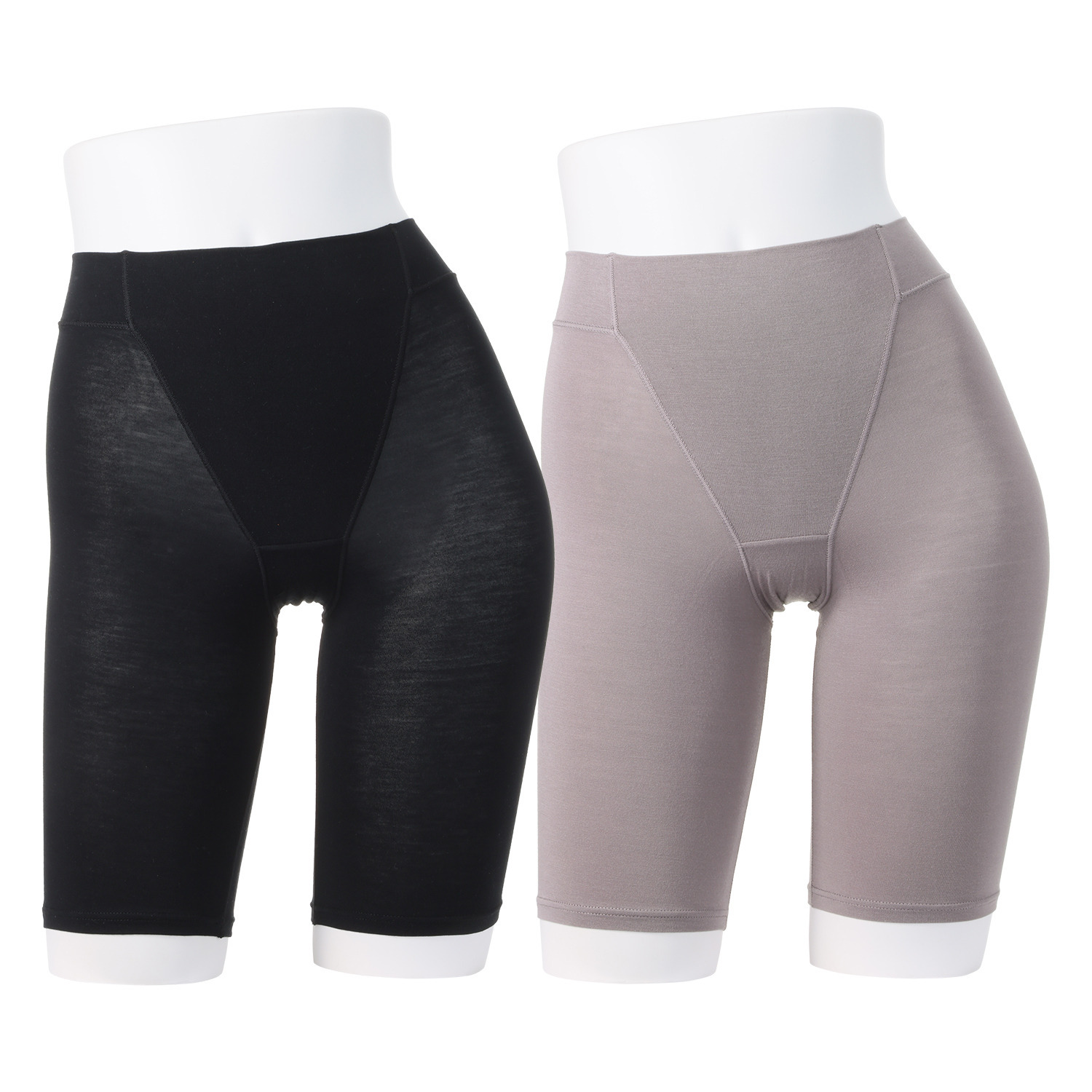 きれいになろう！ はいていないみたい！ 超のびのび 静電気防止・吸放湿性 五分丈ボトム２枚セット