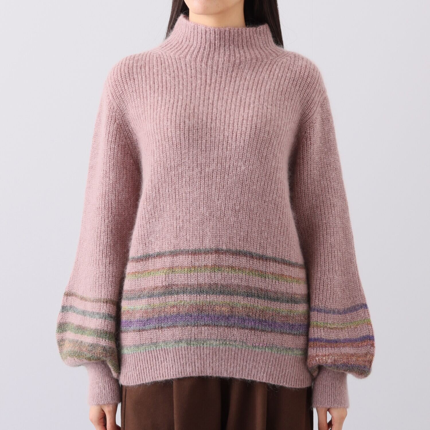 イイネス ウールモヘヤ混 プルオーバー