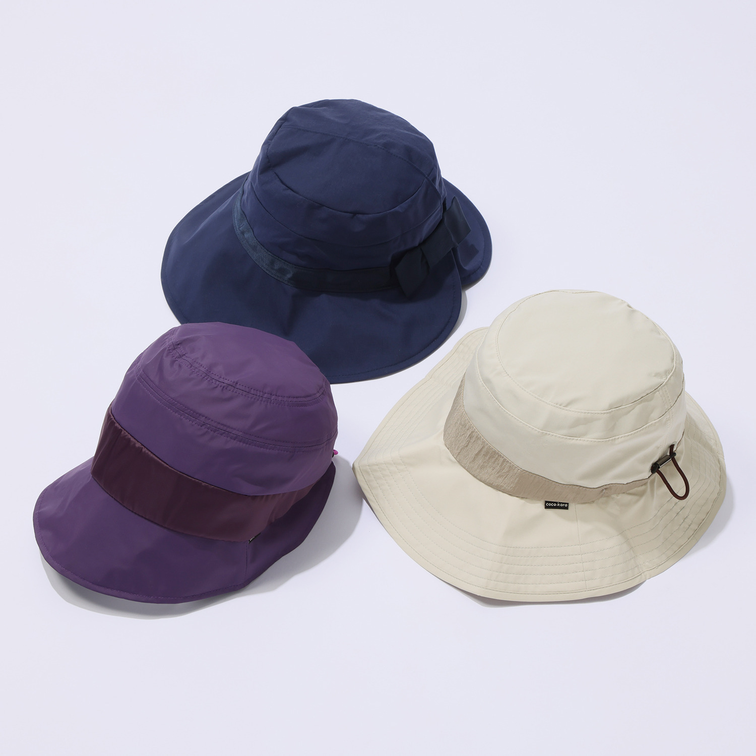 ココ・カラ お楽しみ袋 帽子３点セット