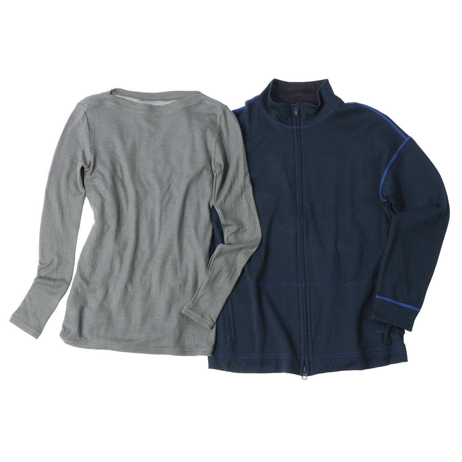 ココ・カラ カーディガンの カラーはお任せ！ 肌側シルク プルオーバー＆ カーディガン