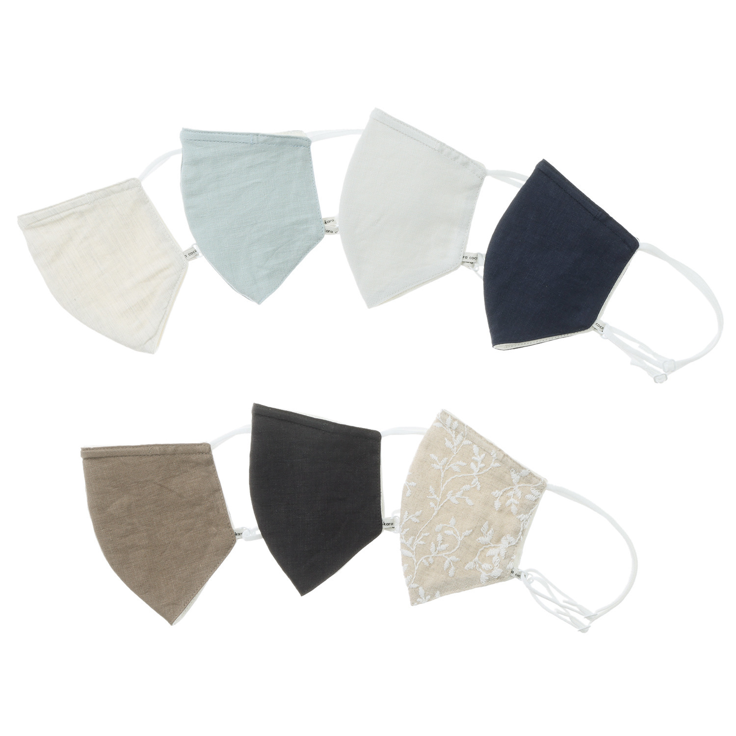 ココ・カラ シルク素材使用 ファブリックケアマスク お買い得７枚セット