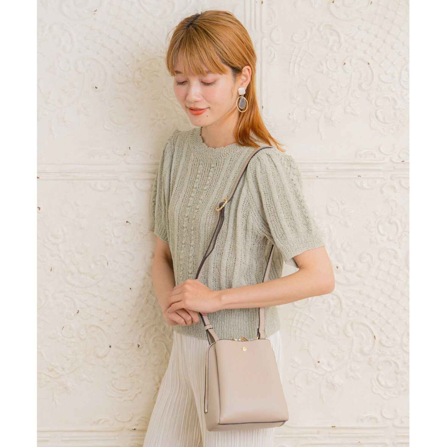 ベルモサ 軽量 三層ポシェット