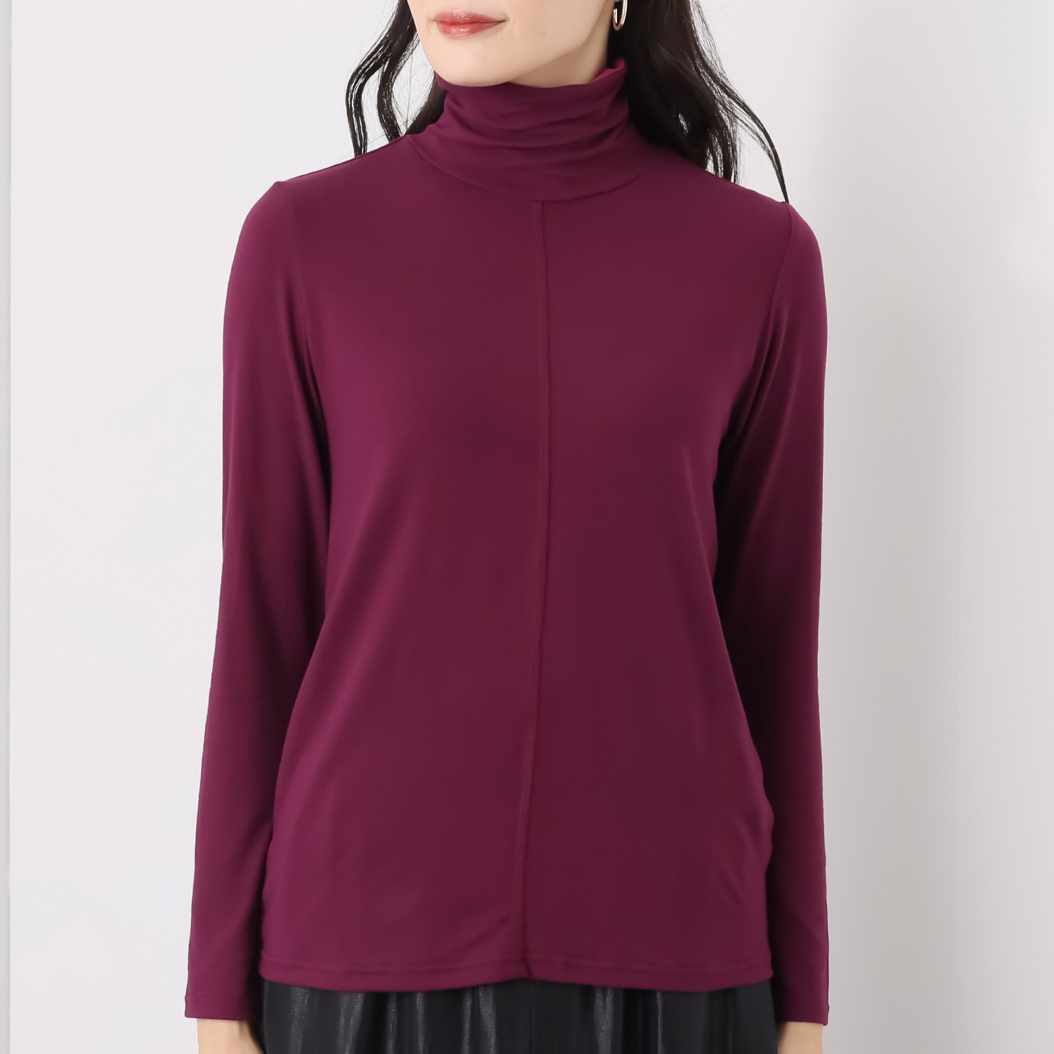 アリュメット デザインネック プルオーバー