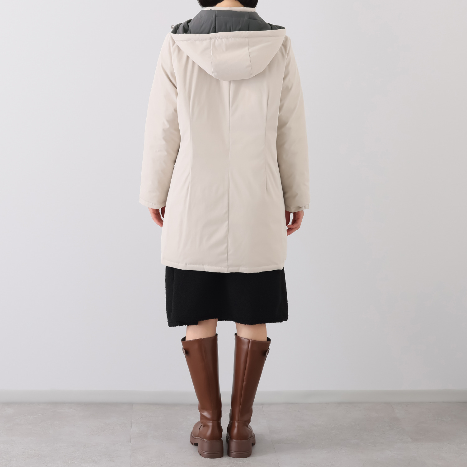 アリュメット リバーシブル ダウンコート