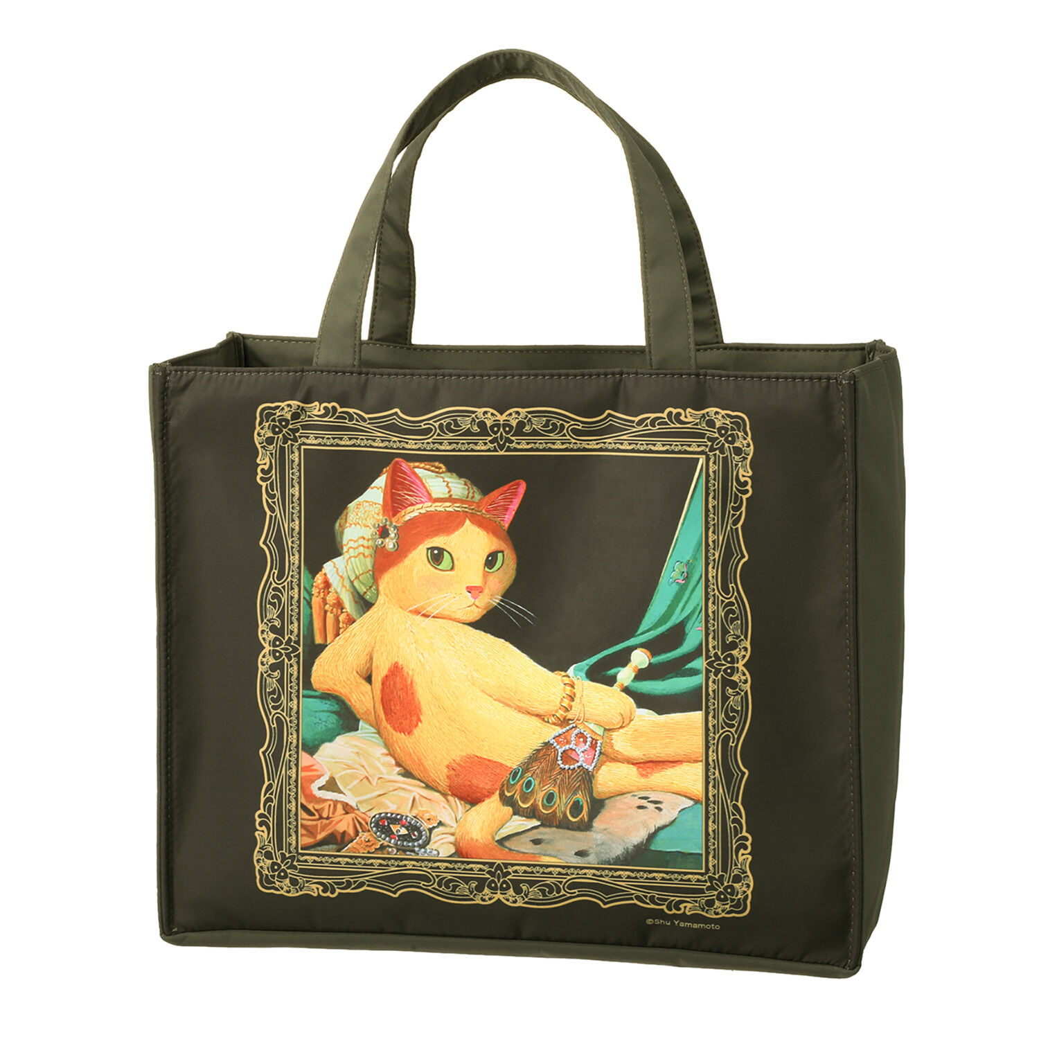 キャットアート スクエア Ａ４トートバッグ