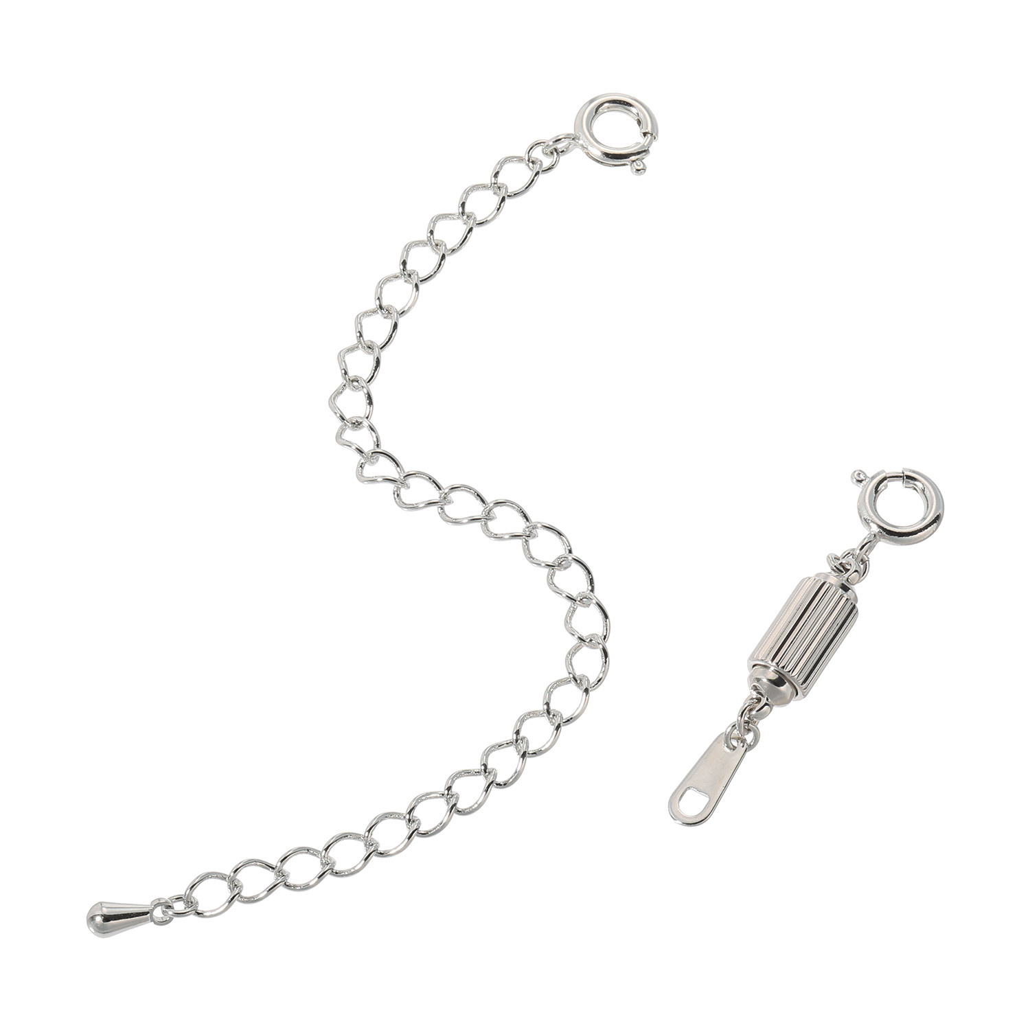 イーシア テクスチャーデザイン マグネットクラスプ＆ アジャスターチェーン セット