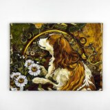 インテリアアート 犬シリーズ ワンシャＩ ＜約２４×３３ｃｍ＞ 