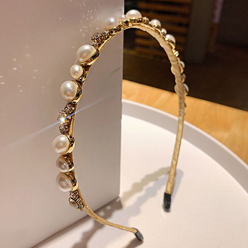 韓国トレンド 雑貨コレクション パールビジュウ カチューシャ