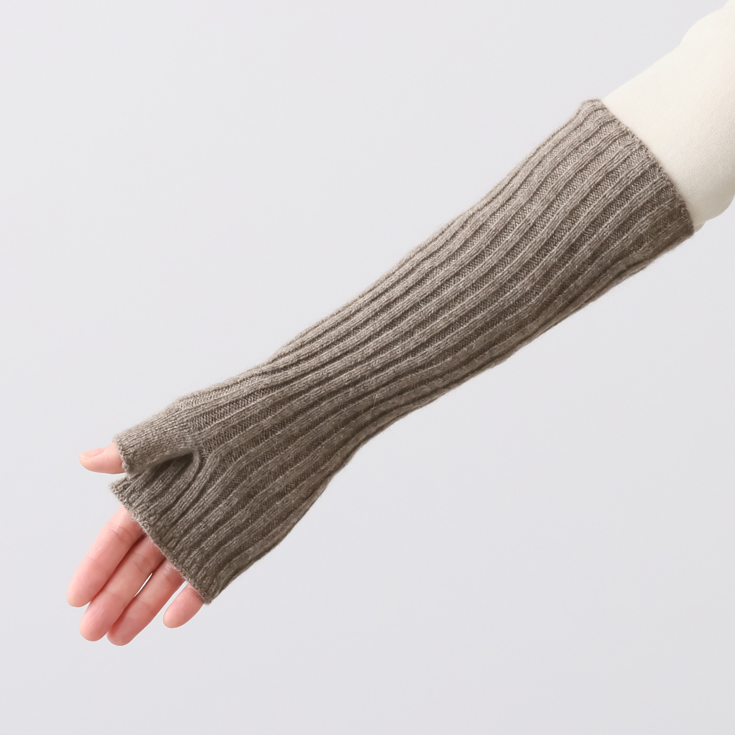 ネイチャーズ 無染色ヤク アームウォーマー- ショップチャンネル