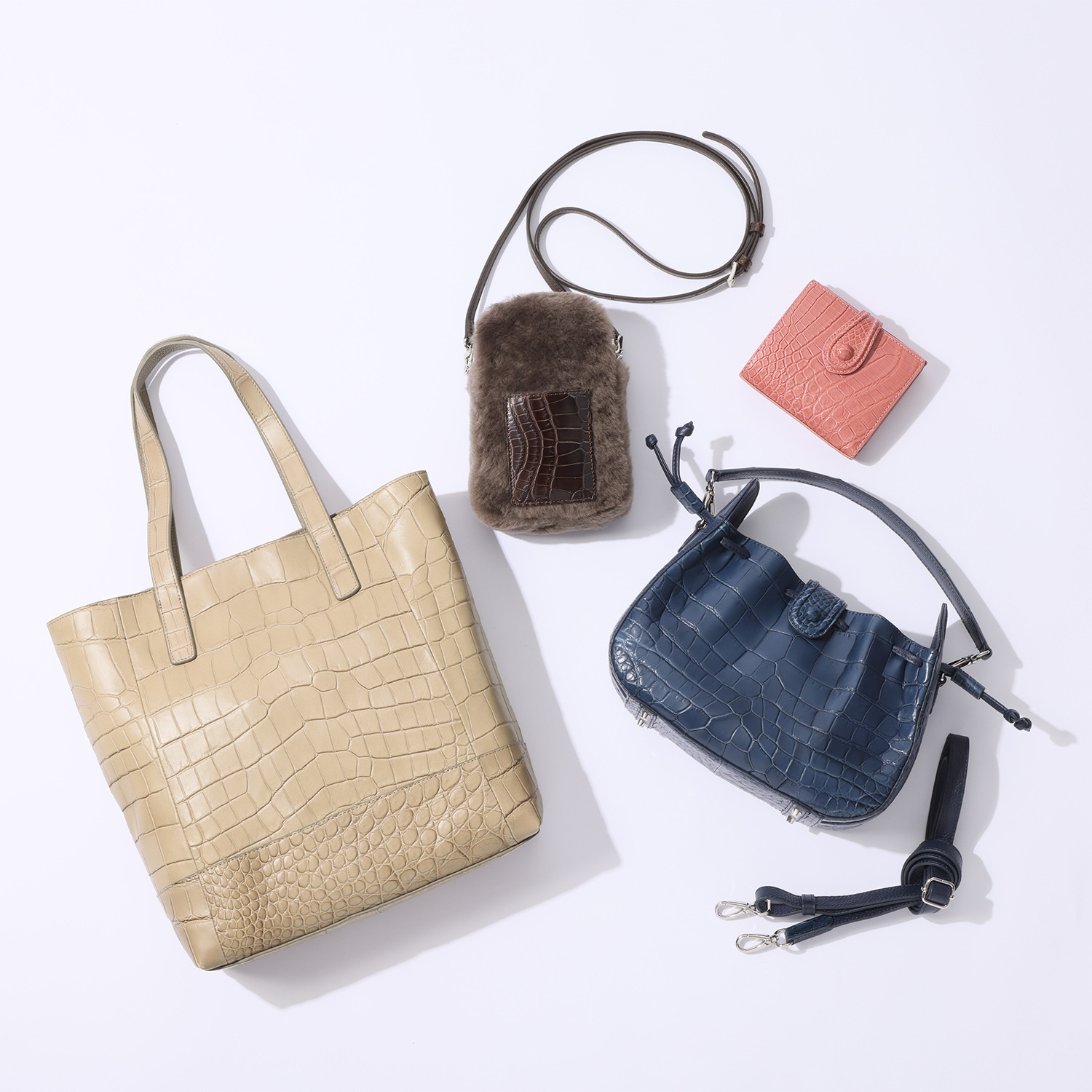 サンポー エキゾチックレザー お楽しみ袋 ファッションアイテム ４点セット