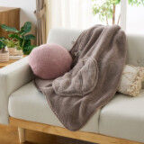 大津毛織 吸湿発熱ホットテックス マルチに使えて便利な クッションブランケット