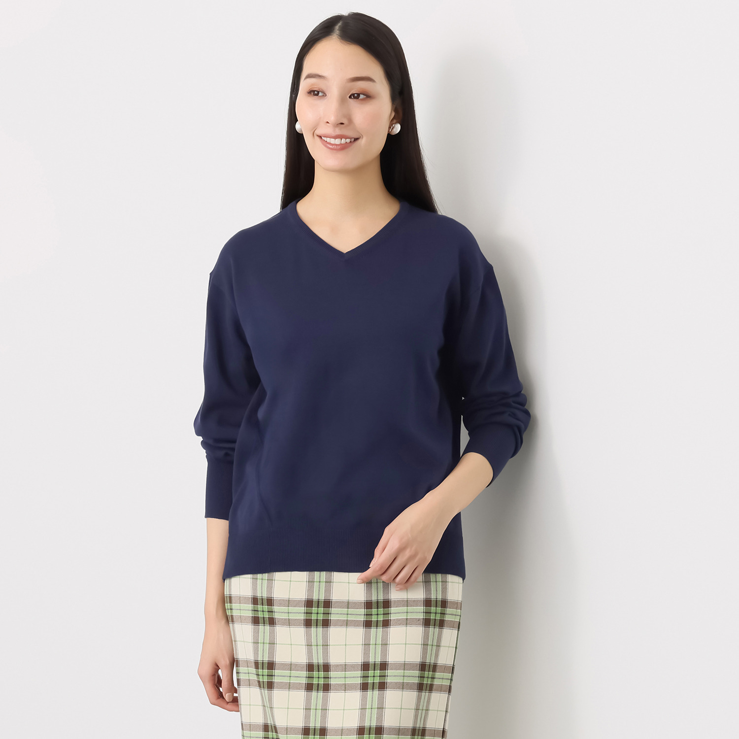 ソアージュ 希少なスビン綿100％ シルキータッチ デコルテが