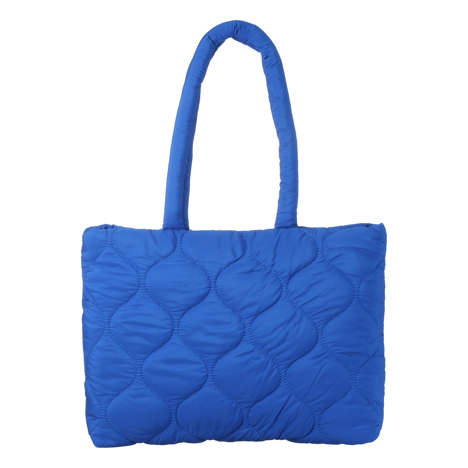 モーヴ デザインステッチ キルティング トートバッグ