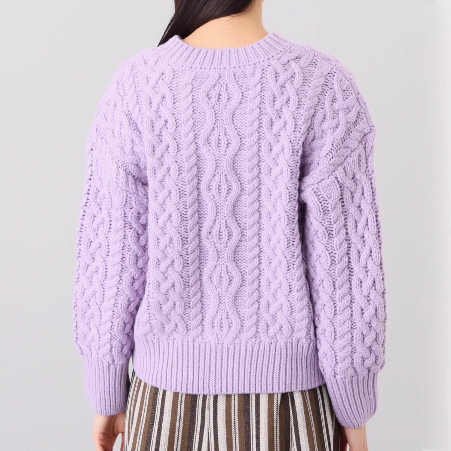 エピデミーク アラン柄 スキッパーニット