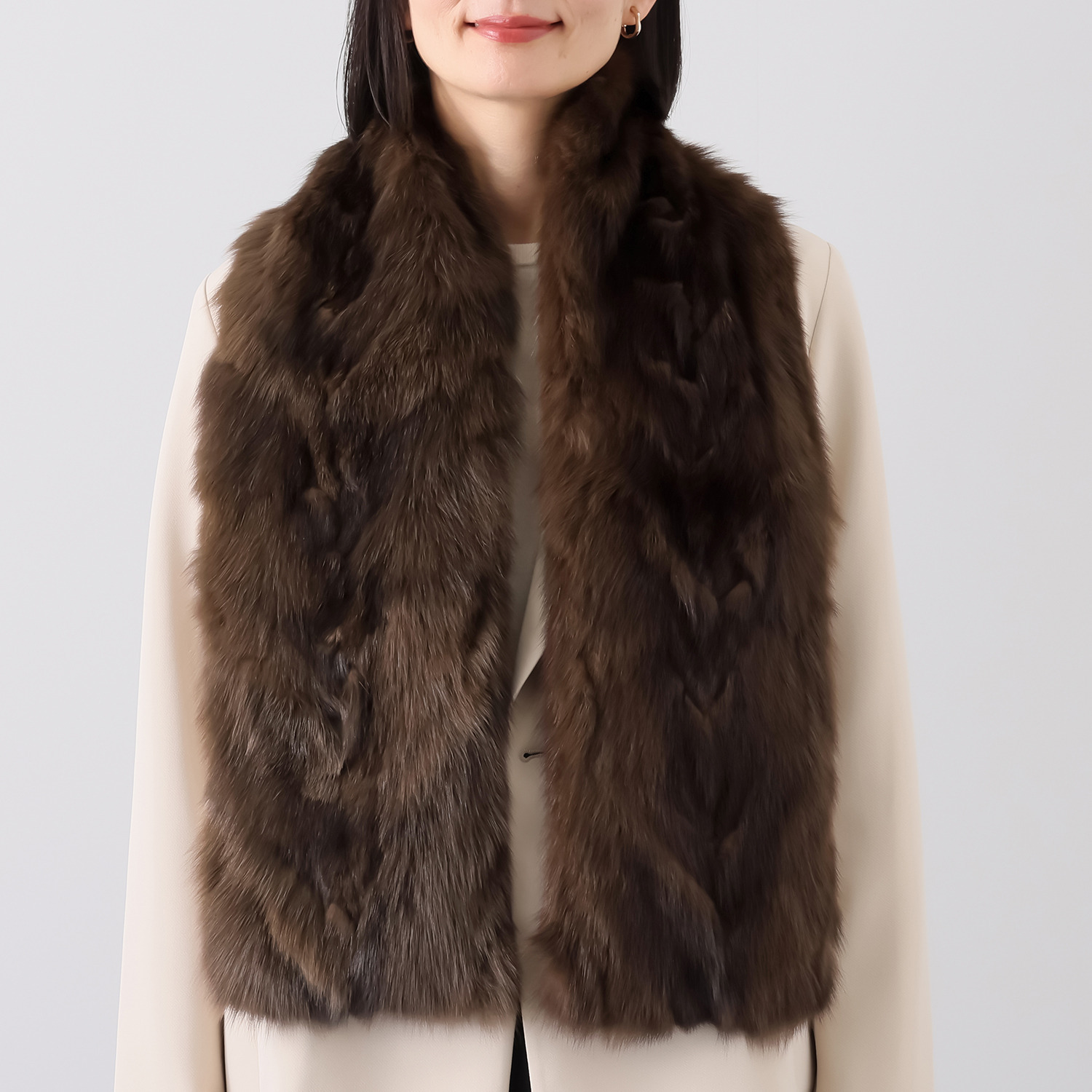 ロシアンセーブル マフラー- ショップチャンネル