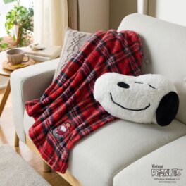 スヌーピー クッションイン ブランケット