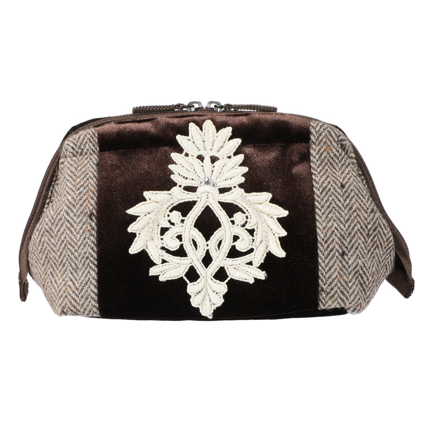 ラ　ルイス ポイントレース 口金ポーチ