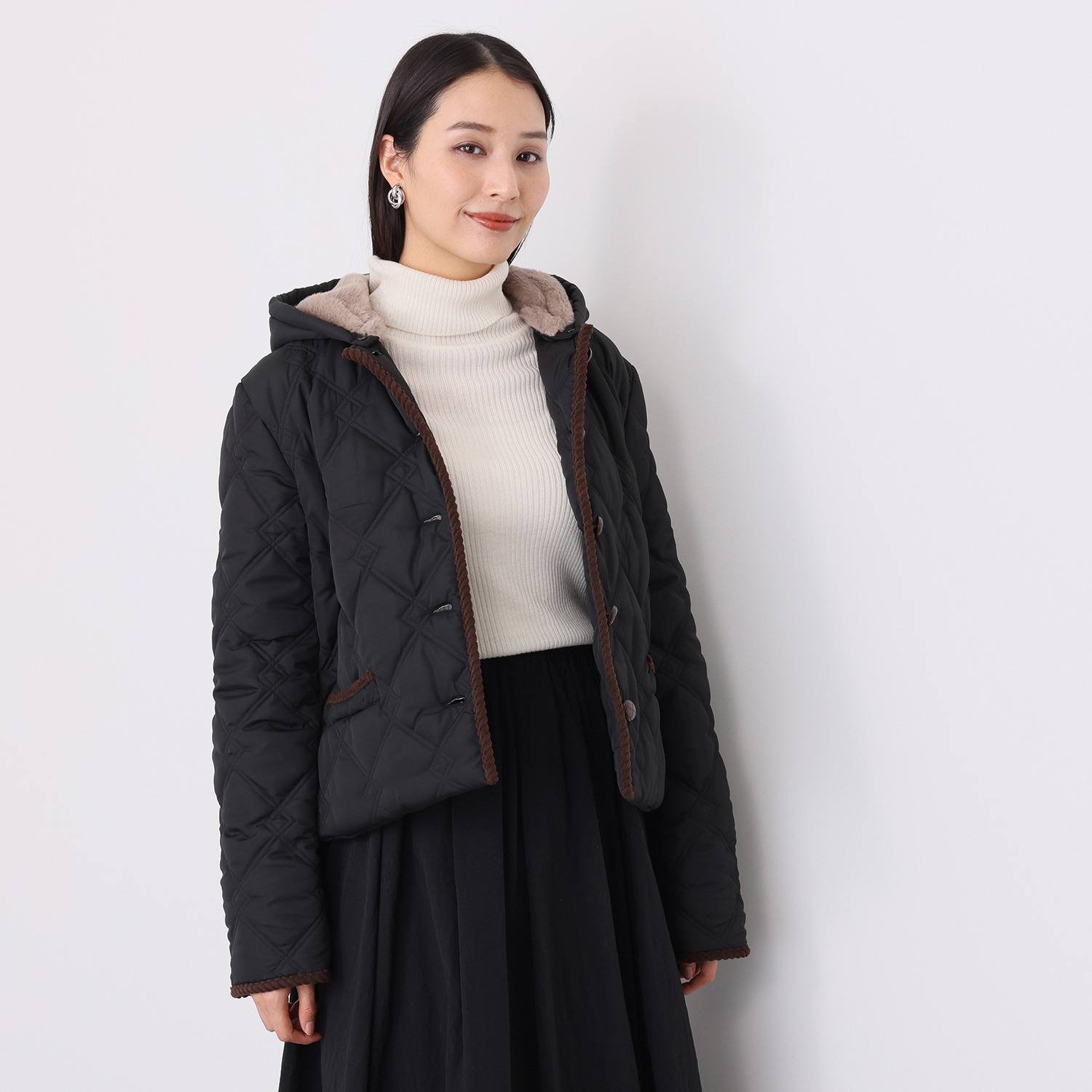 ダジュール 中綿 キルティングデザイン ジャケット