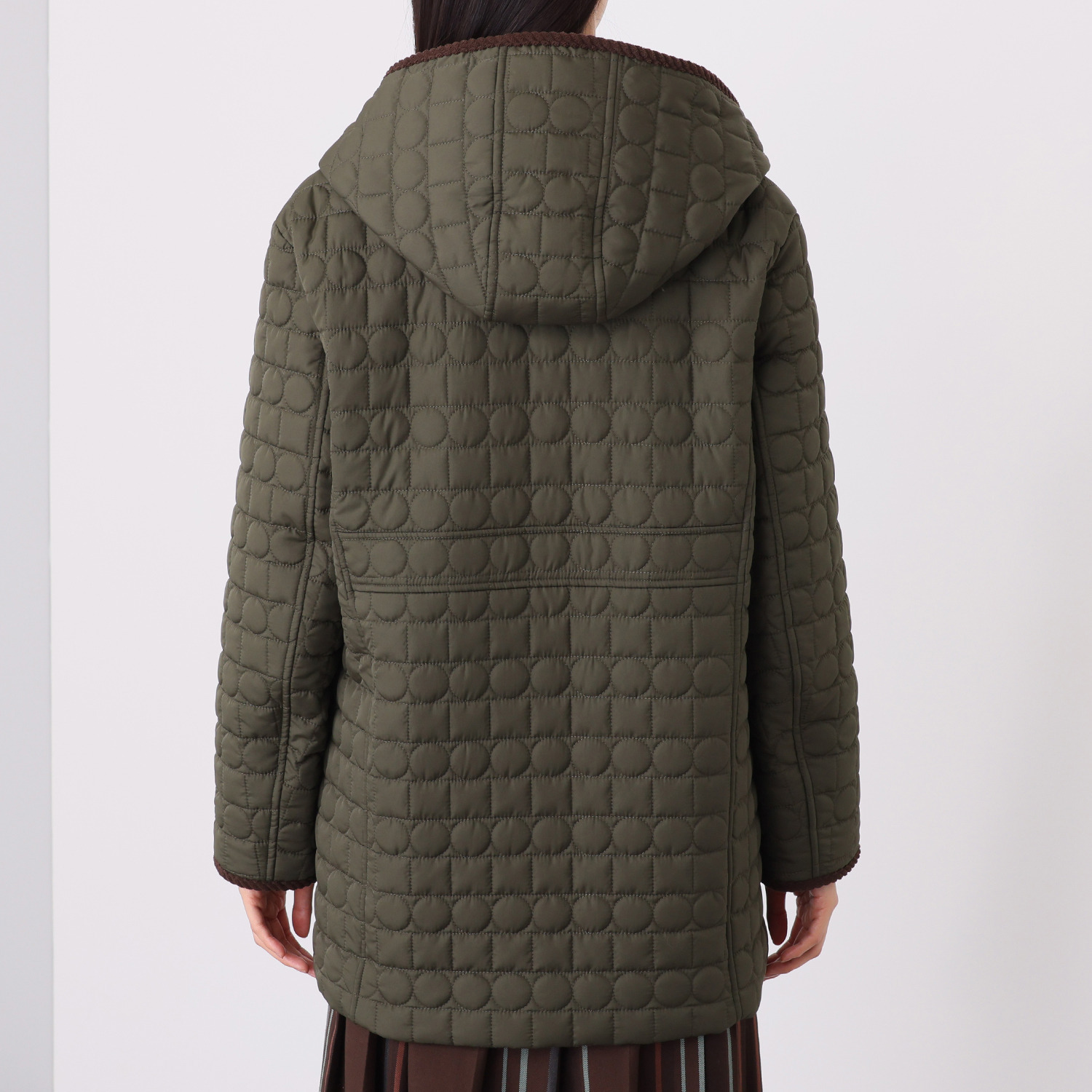 ダジュール 中綿 キルティングデザイン コート