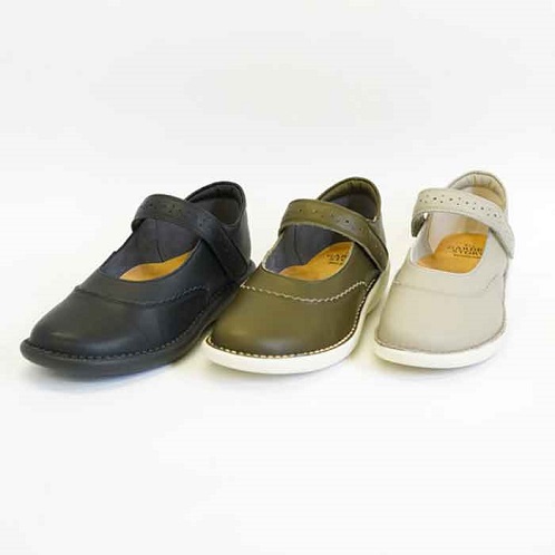 ミスキョウコ 日本製　ソフト牛革 ワンストラップ シューズ