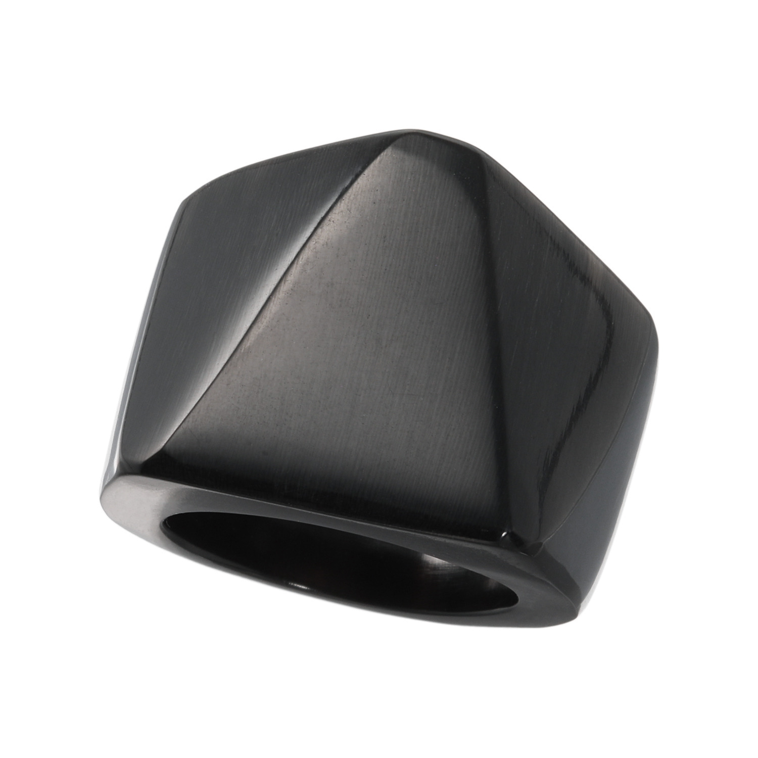 ミル・レーヴ 水牛 幾何学デザインリング