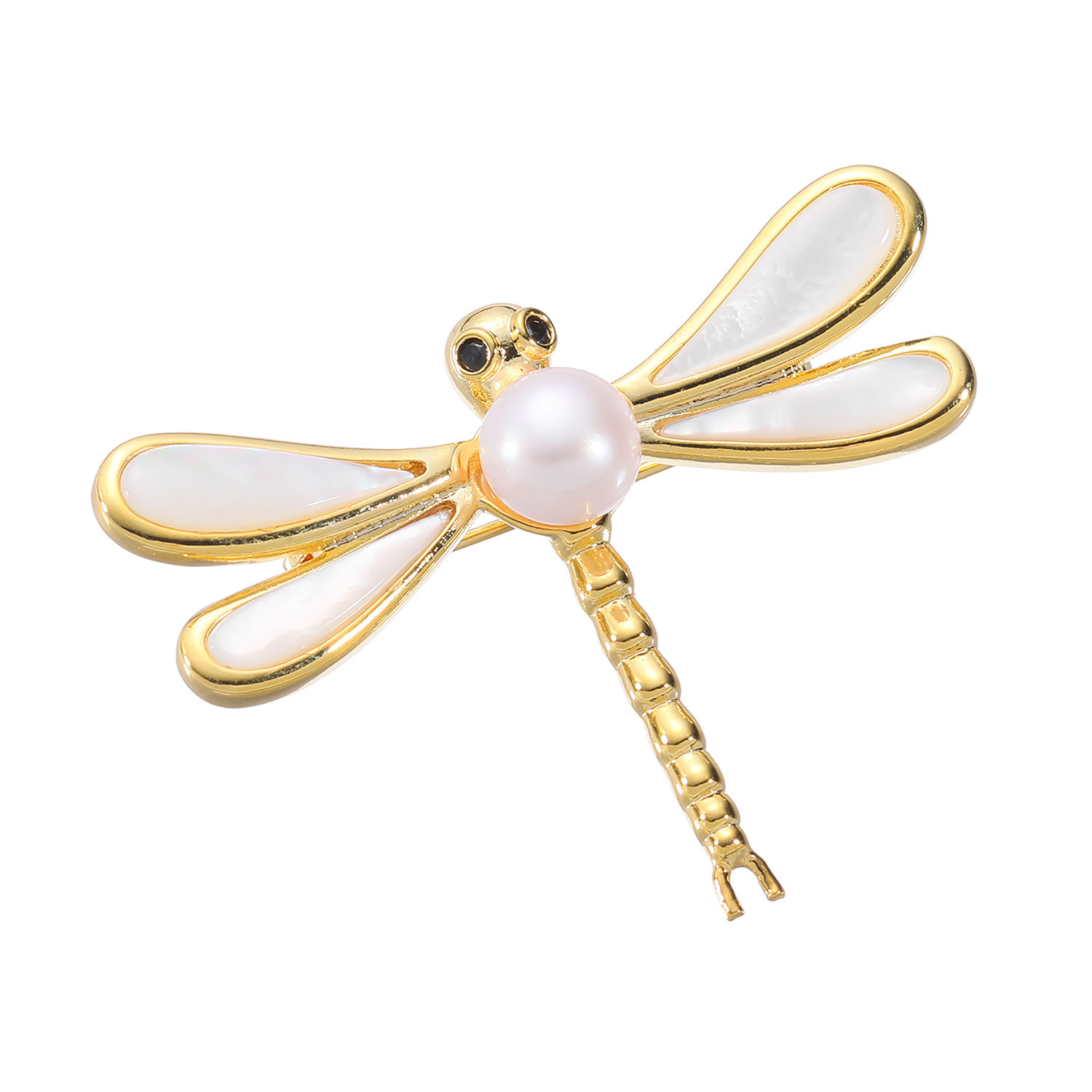 マーダーポーレン ブローチ（淡水パール・シェル） 【公式通販】