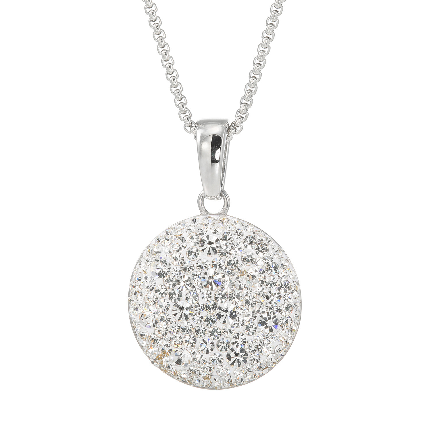 エービーステン ステンレス ビジュウ ラウンドモティーフ ロングネックレス