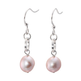 ペレフェリーク 淡水パール ブロッサムカラー ピアス／イヤリング