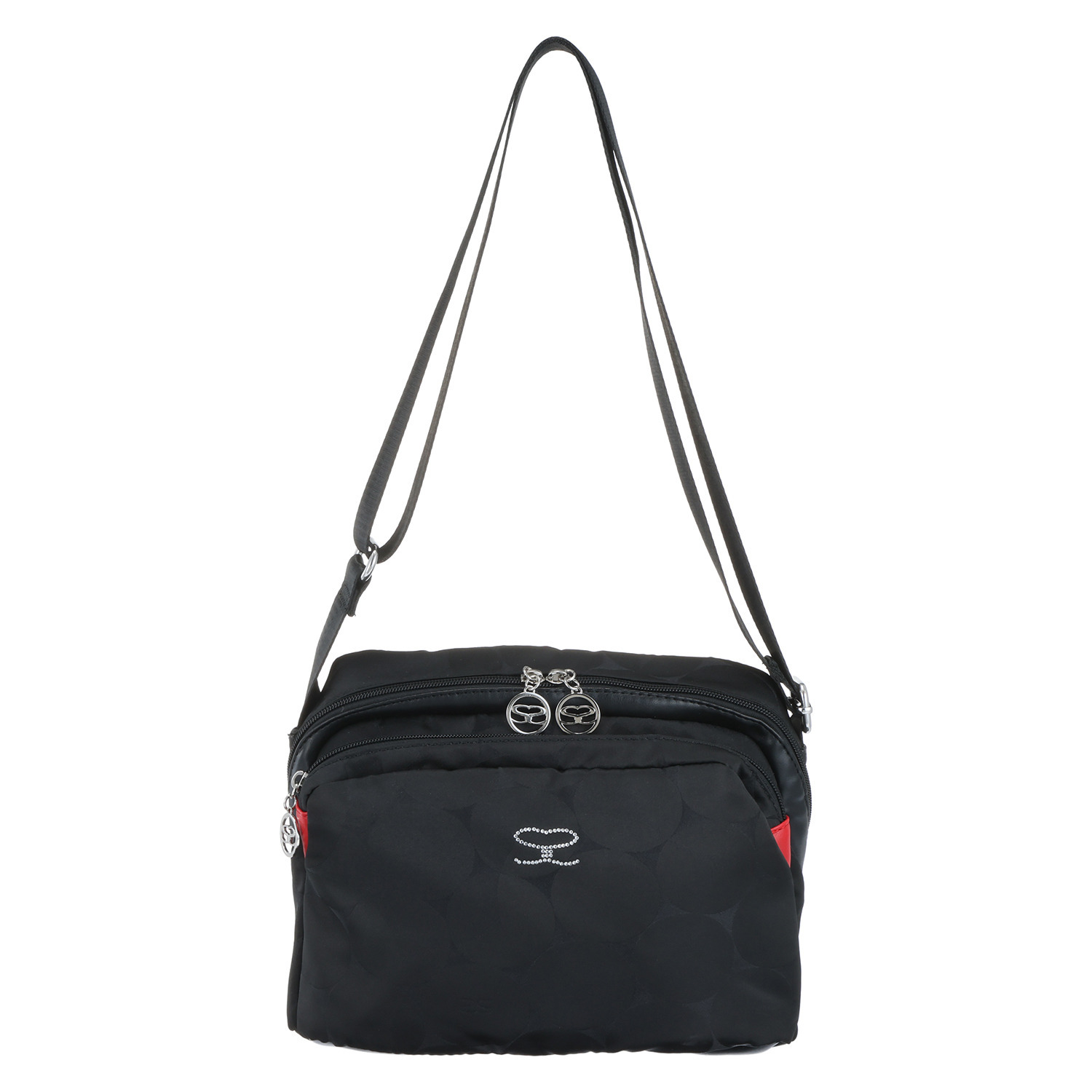 サボイ バルーン柄 スクエアショルダーバッグ