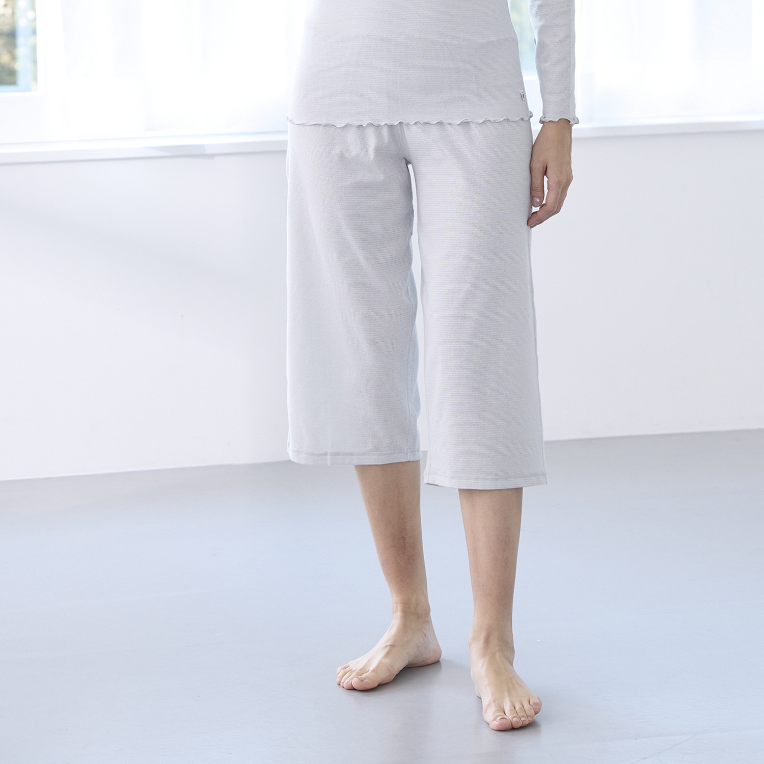 丸福ガーゼ 吸水速乾・抗菌防臭 綿モダール混 ステテコボトム