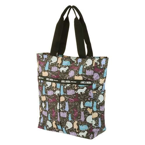 ラルジュ キャットムーブメント ポケットいっぱい トートバッグ