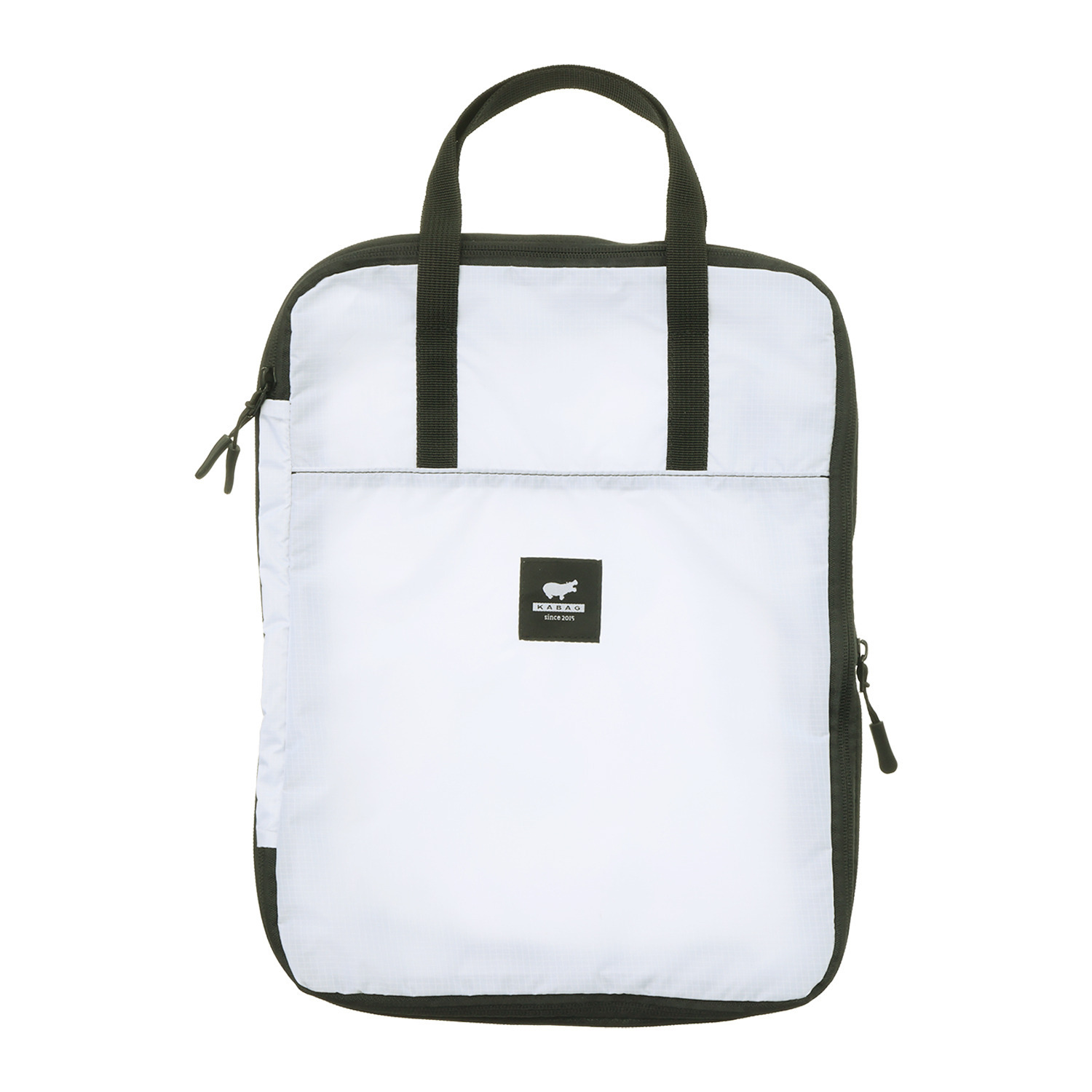 カバッグ はっ水 ファスナーを閉めるだけ！ 簡単圧縮ポーチバッグ