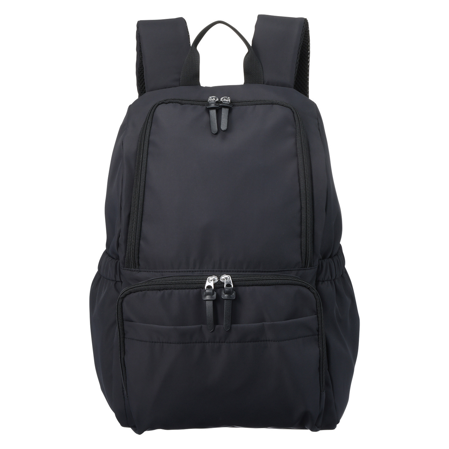 ソビア はっ水・抗菌防臭 らく持ち自立！ １７ポケット 多機能リュック