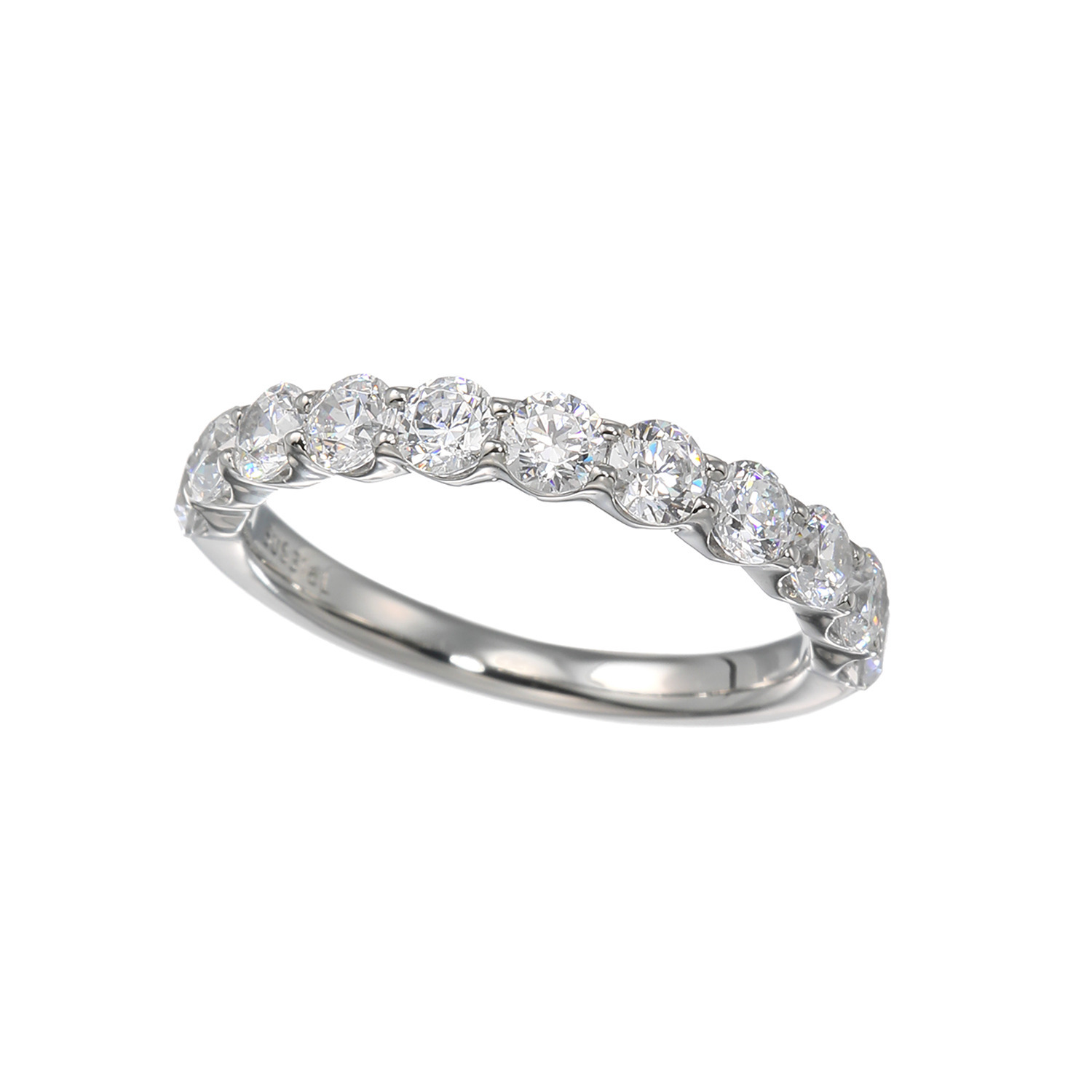 ステングレイス サージカルステンレス プレシオサ社製ＣＺ ラグジュアリー ハーフエタニティリング