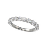 ステングレイス サージカルステンレス プレシオサ社製ＣＺ ラグジュアリー ハーフエタニティリング