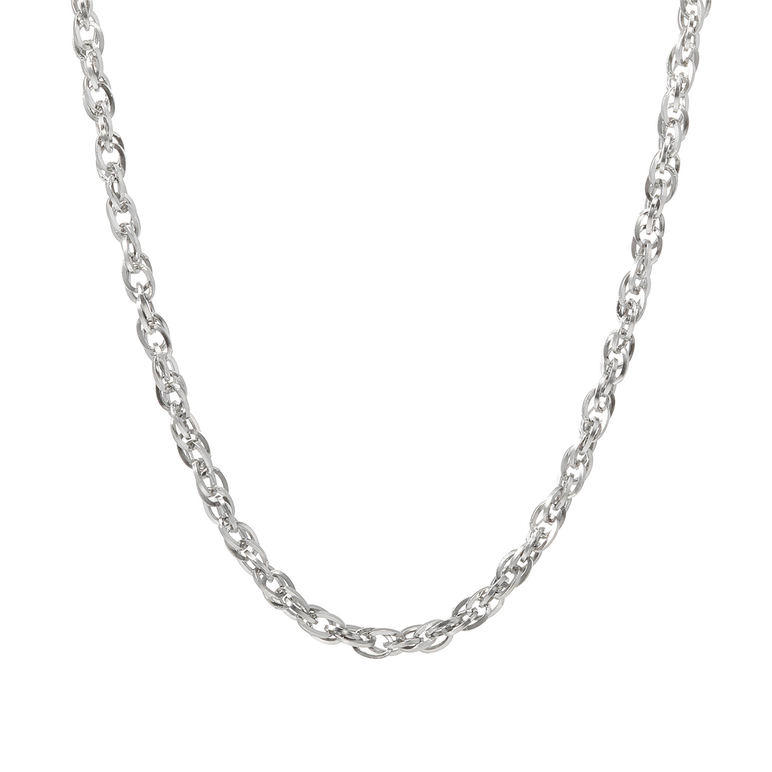 ステングレイス サージカルステンレス ダブルケーブルチェーン ロングネックレス