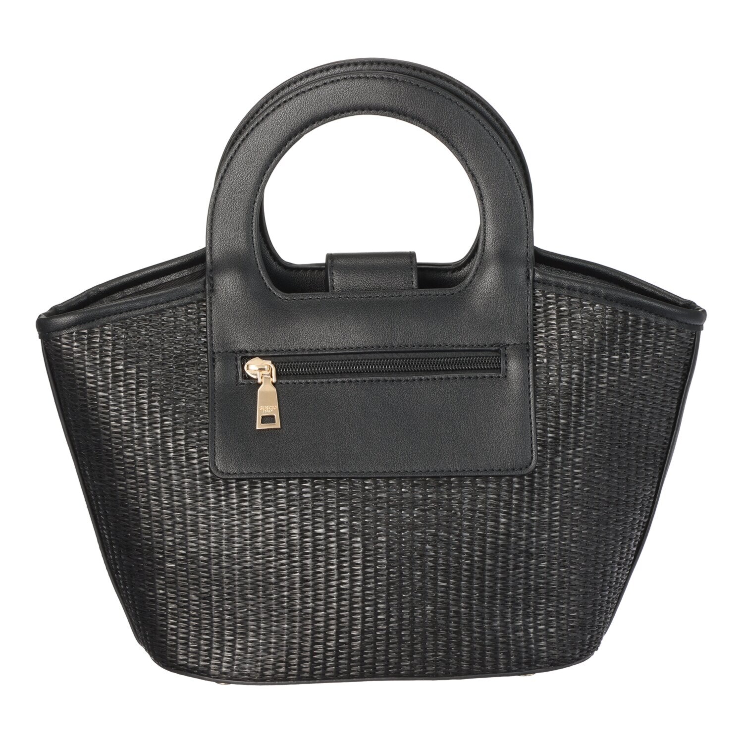 グッシオイタリー かごハンドバッグ