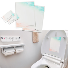 トイレの蓋に貼るだけ シートに付着した 抗菌・抗ウイルス・ 悪臭軽減ができる 特許取得の機能性シート アドレット　オリジナル